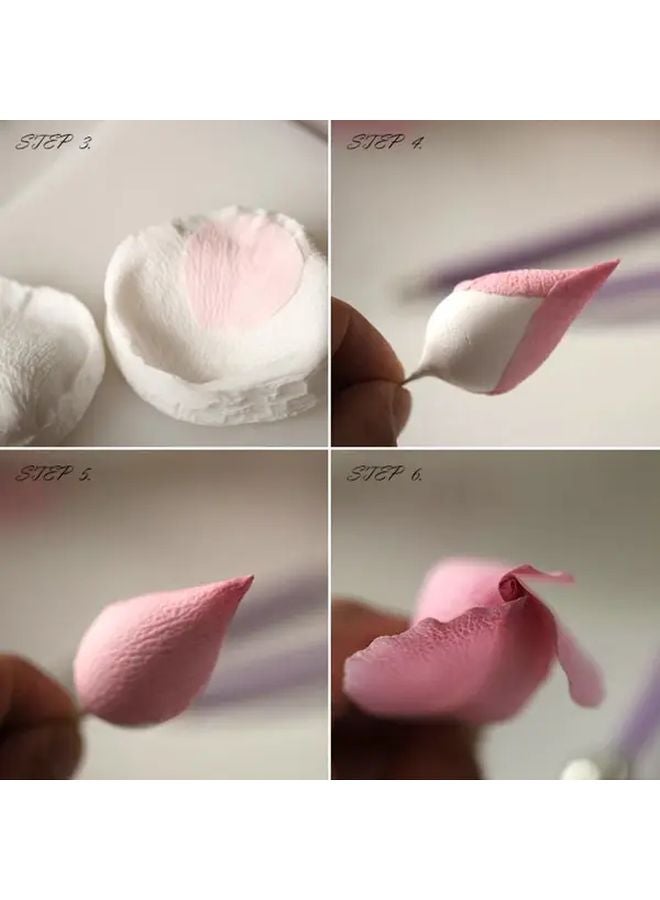 Silicone Rose Petal Veiner Mold Set For Meridian Simulation And Cake Decorating - Image 2
